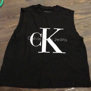 Calvin Klein shirt no sleeves size small